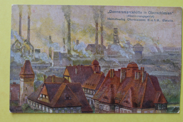 Ansichtskarte AK Gleiwitz Gliwice 1910-1920 Donnersmarck Hütte Oberschlesien Hindenburg Zabrze Schlesien Ortsansicht Polen Polska